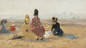 Op het strand, Trouville