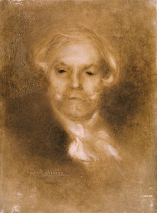 Portret van Edmond de Goncourt (1822-96) uit Germinie Lacerteux door Edmond en Jules, gepubliceerd ca. 1890