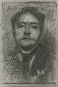 Portret van Jean Ajalbert, c. 1893 door Eugène Carrière