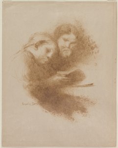 Lezen door Eugène Carrière