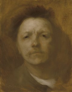 Zelfportret, c.1893 door Eugène Carrière