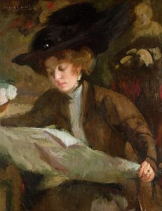 De Ochtendlezing door Eugène Carrière