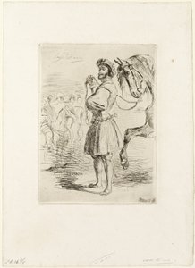 Een Heer uit de Tijd van Frans I door Eugène Delacroix