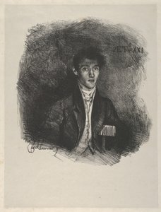 Baron Schwiter Louis Auguste Schwiter door Eugène Delacroix