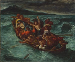 Christus slapend tijdens de storm