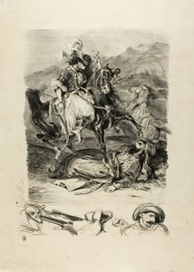 Gevecht tussen Giaour en de Pasha
