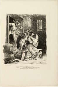Faust in de gevangeniscel van Marguerite, uit Faust