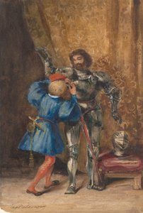 Goetz von Berlichingen Wordt in Harnas Geholpen door Zijn Page George, 1826-27