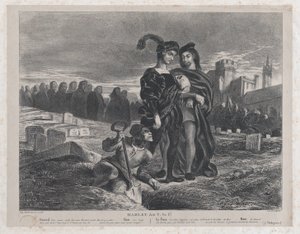 Hamlet overpeinst Yoricks schedel