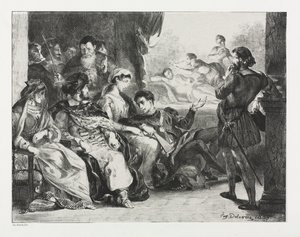 Hamlet: Hamlet Gebiedt de Acteurs een Scène te Doen uit de Vergiftiging van zijn Vader