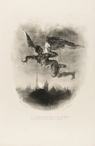 Mephistopheles Vliegend, uit Faust