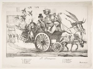 De raad van censuur verhuist, 1822