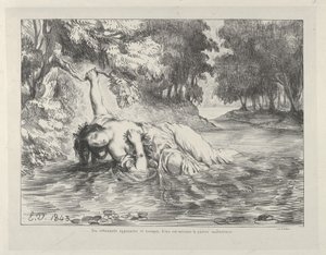 De dood van Ophelia, 1843