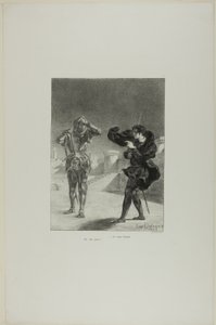 De geest op het perron, plaat 3 uit Hamlet