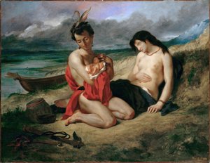 De Natchez door Eugène Delacroix