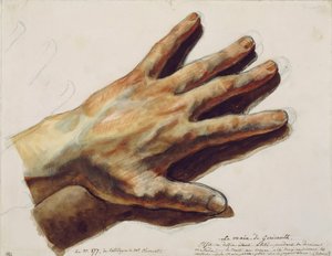 De linkerhand van Théodore Géricault