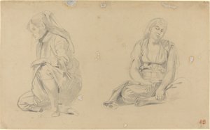 Vrouwen van Algiers door Eugène Delacroix