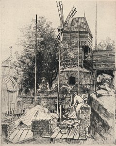 Le Moulin de la Galette, Montmartre
