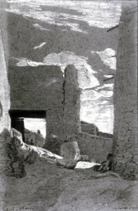 Bab el Gharrbi, Laghouat door Eugène Fromentin