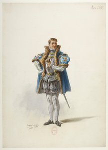 Btv1b84558104 01 - Saint-Saëns - Henry VIII - Kostuummodellen - Lacoste - 1. De hertog van Norfolk. De hertog van Norfolk door Eugene Lacoste