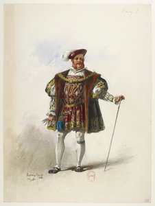 Btv1b84558104 59 - Saint-Saëns - Henry VIII - Kostuummaquettes - Lacoste - 59. Hendrik VIII door Eugene Lacoste