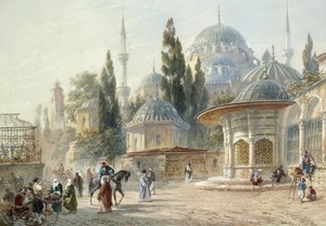 De Sehzade-moskee in Constantinopel