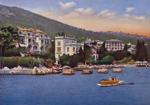 Abbazia, nu Opatija in Kroatië: Ville viste dal Porto, Sanatorio Dott Horvat, en anderen (foto) door European Photographer