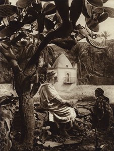 Bou-Saada Oasis, Graf van de heilige door European Photographer