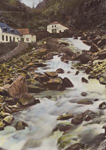 Cauterets, waterval van Petit-Saint-Sauveur door European Photographer