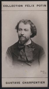 Gustave Charpentier (1860) (zwart-wit foto) door European Photographer