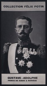 Gustave, Kroonprins van Zweden en Noorwegen (1858) door European Photographer