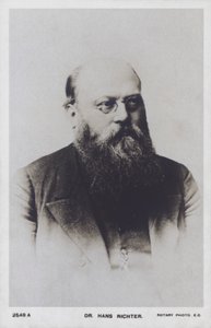 Hans Richter, Oostenrijks-Hongaarse dirigent (zw/w foto)
