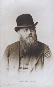 Hans Richter, Oostenrijks-Hongaarse dirigent (zw/w foto)