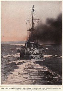 De Vloot van het Type "Nassau" in Beweging door European Photographer