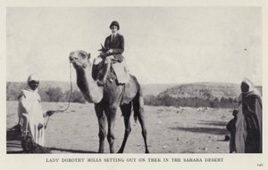 Lady Dorothy Mills vertrekt op trektocht in de Sahara door European Photographer