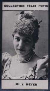 Madame Emilie Mily-Meyer (1860) door European Photographer