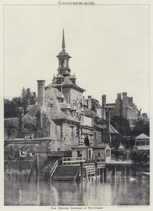 Oude Spaanse poort in Rotterdam door European Photographer