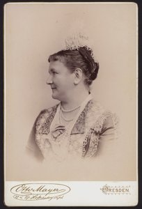 Portret, Laatste Koningin van Saksen, voorheen Prinses Carol van Zweden door European Photographer