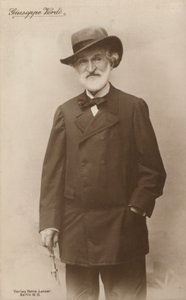 Portret van Giuseppe Verdi, operacomponist door European Photographer
