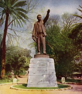 Standbeeld van Rhodes, Botanische Tuinen, Kaapstad