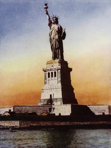 Het Vrijheidsbeeld, Haven van New York (foto) door European Photographer