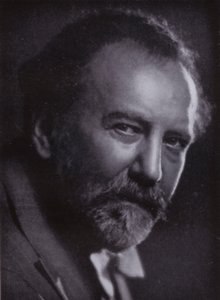 De overleden Sir Henry J Wood (zwart-wit foto) door European Photographer
