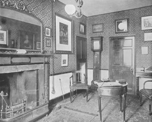De kamer van Washington Irving in Red Horse Hotel, Stratford-on-Avon, Engeland door European Photographer