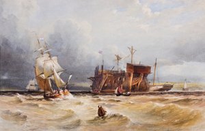 Een wrak, c.1850