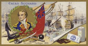Admiraal Lord Nelson en de Slag bij Trafalgar, 1805