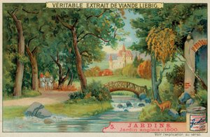 Een Engelse Tuin uit de 1800s