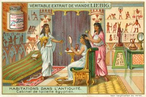 Oude Egyptische kleedkamer door European School