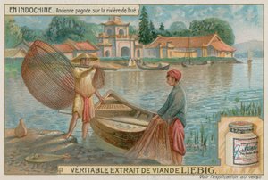 Oude pagode aan de Parfumrivier in Vietnam door European School