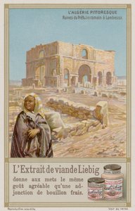Oude Romeinse ruïnes bij Lambaesa