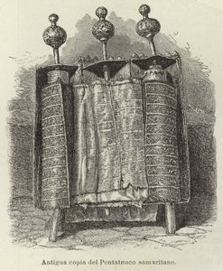 Oude kopie van de Samaritaanse Pentateuch